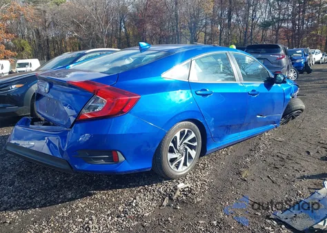 2017 Honda Civic Ex from USA, damaged, VIN 2HGFC2F71HH529094